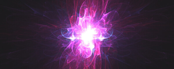 colorful cyber energy light vibration explosion background