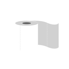 Toilet paper roll. Illustration on transparent background