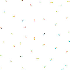 confetti on white vector background