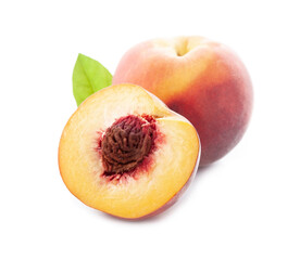 Sweet peach fruits