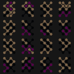 Asemic Glyph writing hieroglyph imitation abstract illustration