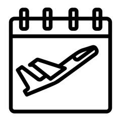 flight schedule icon