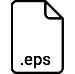 EPS extension file type icon