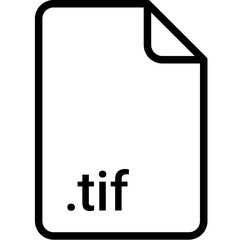 TIF extension file type icon