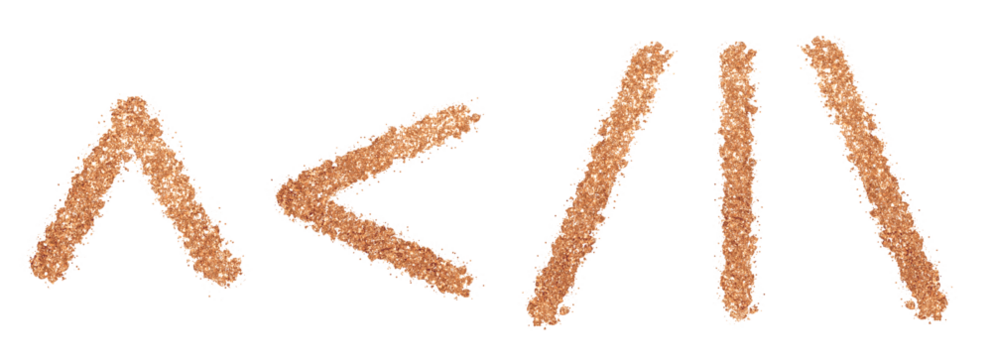 Rose Gold < > ^ / | \