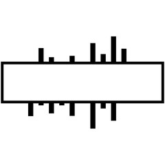 Naklejka premium line art text box 
