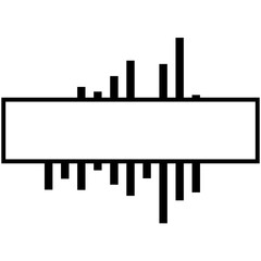 Naklejka premium line art text box 