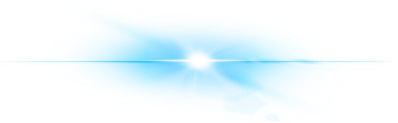 Bright beam effect with flare isolated © GraphicZone