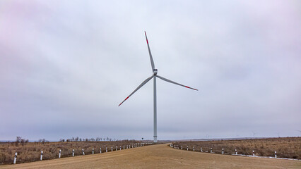 Wind power plant.