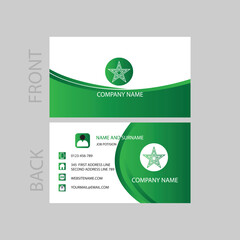 Business card design template, Clean professional business card template, visiting card, business card template.  double sided business card design template .