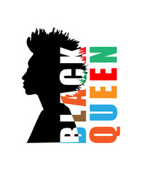 black queen black history day t shirt design