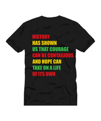 Black History Month T-Shirt Design, print-ready file vector file.