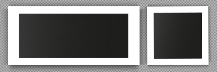 
Photo frame template for illustration or design.Photo of memories.
