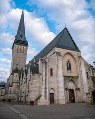 Fototapeta na wymiar Église Saint-Cyr d'Issoudun dans l'Indre