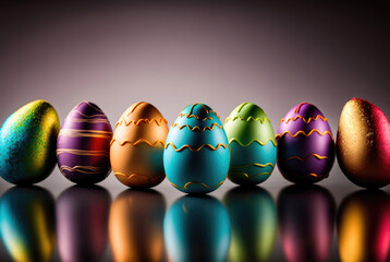 Easter eggs. Generative AI