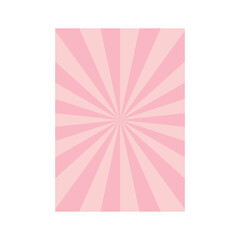 シンプルな集中線（ピンク）縦