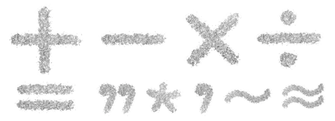 Silver + - x ÷ = ' " * ~