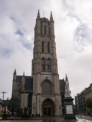 Fototapeta na wymiar Cathédrale Saint-Bavon de Gand