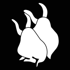 家紋です。後ろ向き番い兎といいます。