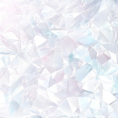 Colorful crystal geometrical elements background . Generative AI