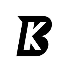 letter K on B logo