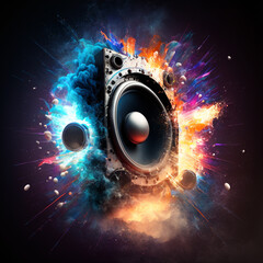 Exploding party speaker - 563305514