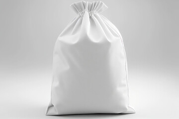 White bag white background blank no shadow 4K created by AI technology