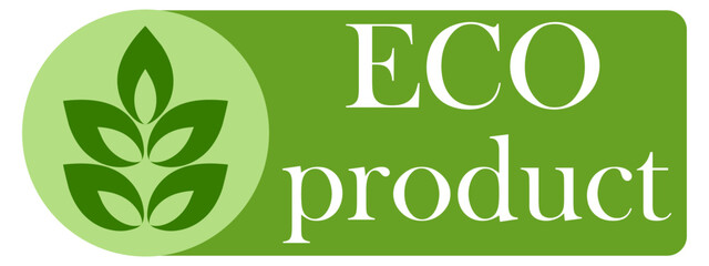 Organic eco natural bio vegan sticker label logo icon. Logo with a pattern of green leaves. Ecological products. Stickers of eco-friendly products. Vector illustration of vegan organic food icons