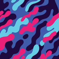 colorful square liquid background illustration_4