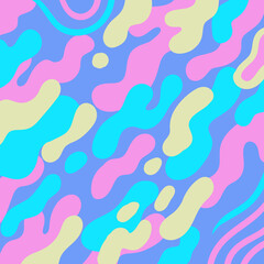 Fototapeta na wymiar colorful square liquid background illustration_3