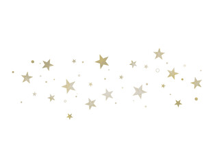 きらめく星のデコレーション　シャンパンゴールド