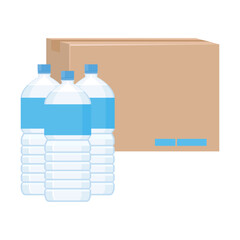 ケース売り無地の2Lペットボトル