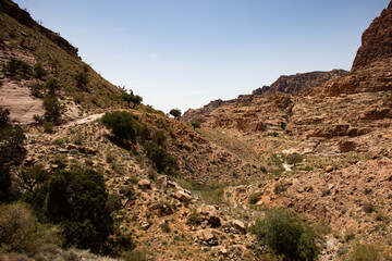 Biosphärenreservat Dana Landschaft in Jordanien