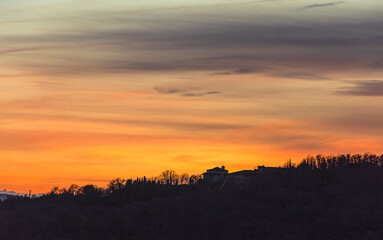 orange sunset