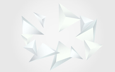 Light Shapes Technology Vector  Gray Background.