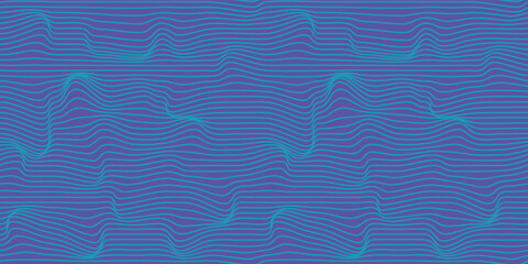 Psychedelic digital metaverse seamless vector background.
