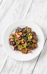 Sauteed shiitake mushrooms