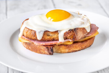 Croque madame sandwich