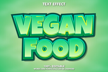 green cartoon text effect