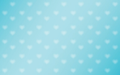 ホワイトデー背景　グラデーションのハート