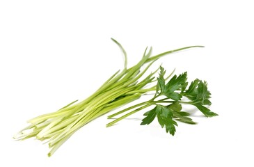 Schnittlauch und Petersilie