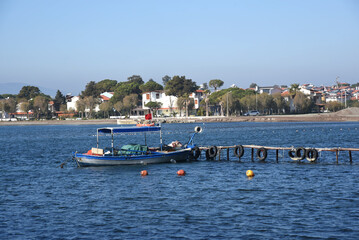 Fischerboote an der türkischen Ägais