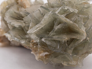Barite mineral specimen. Rock sample, mineral collection