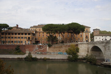 Fototapeta na wymiar Classic architecture in Rome, Italy