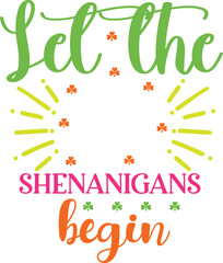 st. Patrick's day design cut files