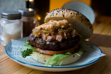 Authentic top quality American Burger