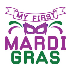 Mardi Gras day t-shirt design