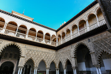 Fototapeta na wymiar Royal Alcazar - Seville, Spain