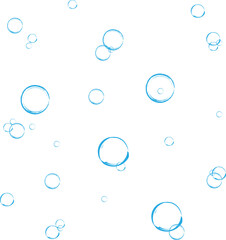 colorful soap bubbles to create a design.
