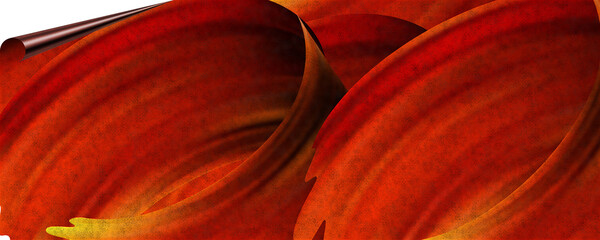 brush strokes background with velvet surface and page curl